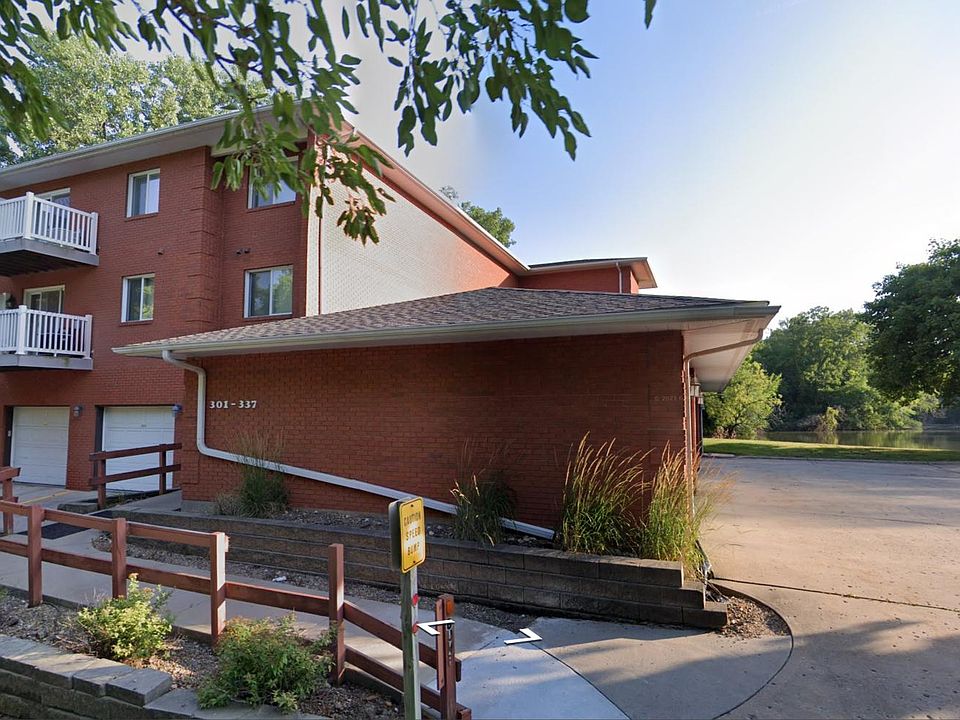 Exterior. Melrose Lake directly behind building.