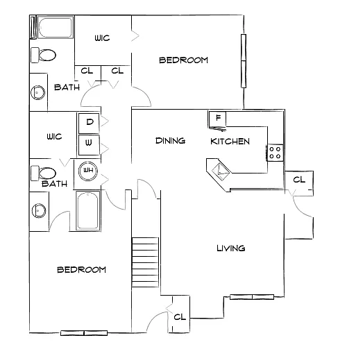 Floor plan Design 2B Premier 2