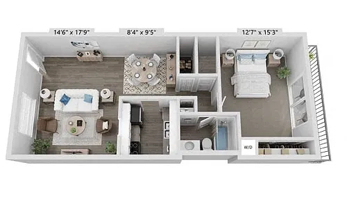 Floor plan Gilmore Upgraded
