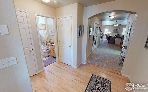 Entry Way with Oak Floors