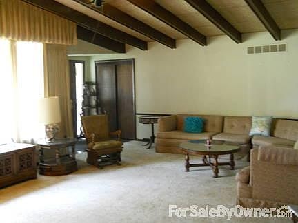 Living Room
						:
						Beautiful wood burning fireplace!