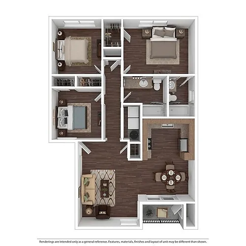 Floor plan 3 Bed 2 Bath
