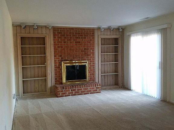 Living Room With Fireplace