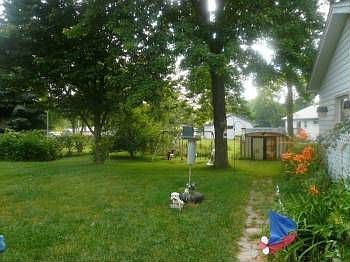 fenced in yard