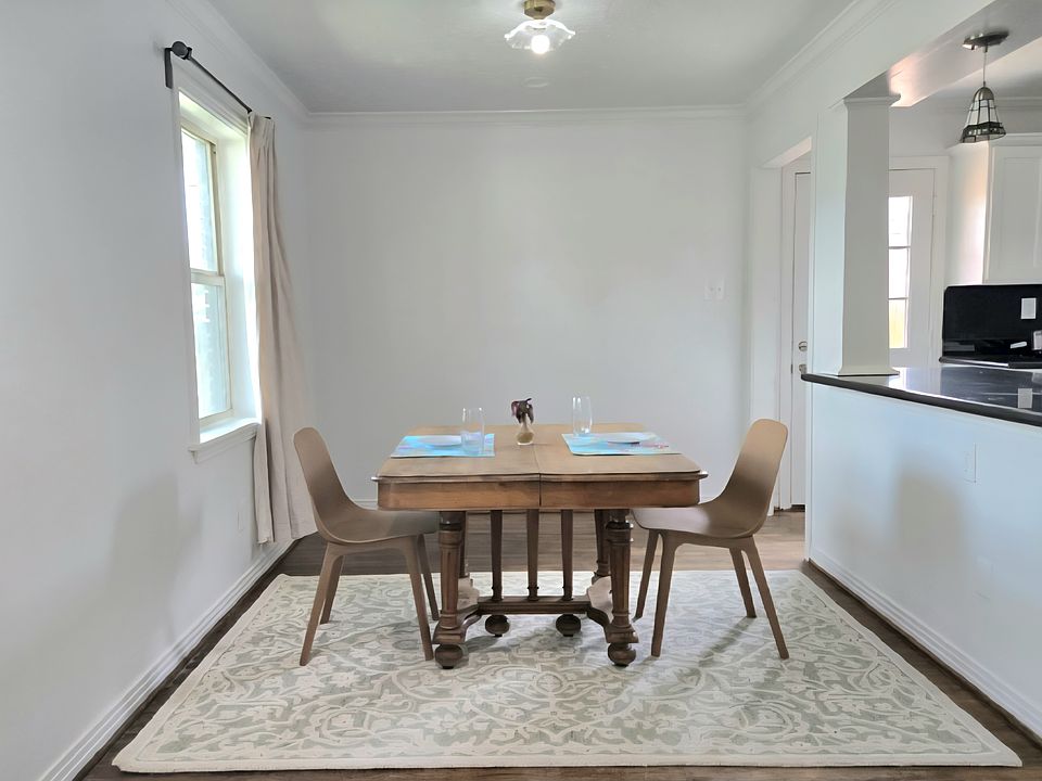 Charming dining nook ideal for everyday meals or quiet evenings in.