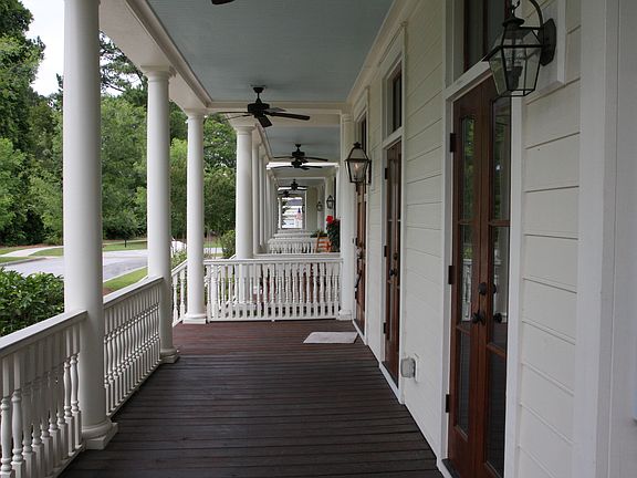 front of wraparound porch