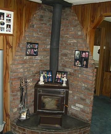 wood burning stove