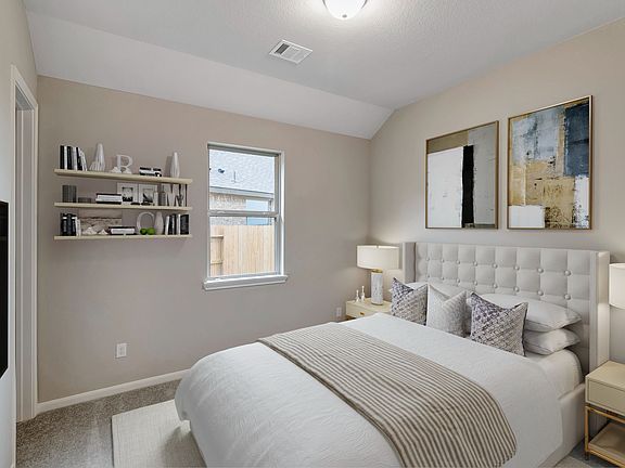 Seconday bedroom. Note Sample product photo - actual exterior and interior selections may vary by h