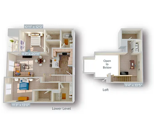 Floor plan B3L