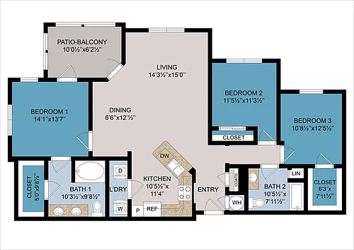 Floor plan Kirkwood