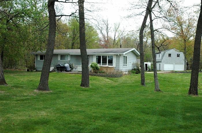 View of home from lake