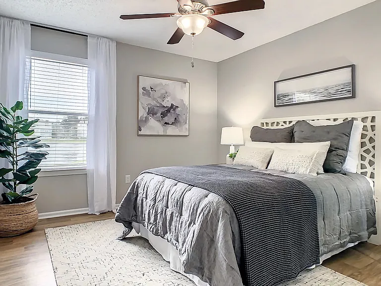 Our large secondary bedrooms are big enough to accommodate any size bed!