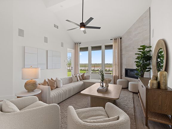 Gathering Room with Fireplace