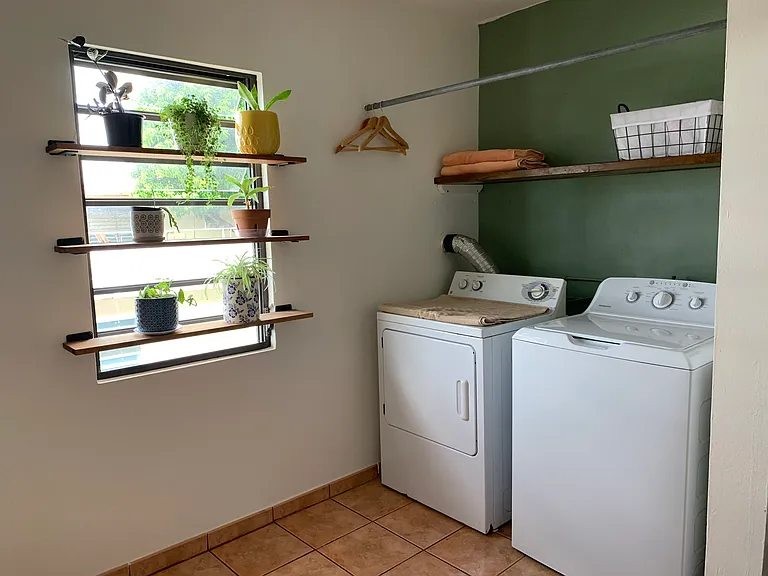 Laundry area.
