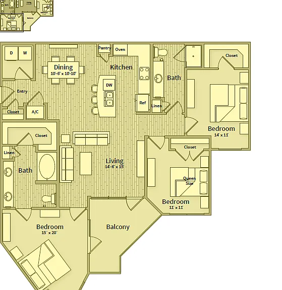 The Belvedere at Springwoods Village Apartments — Photo 47