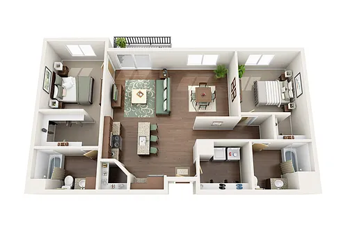 Floor plan B1