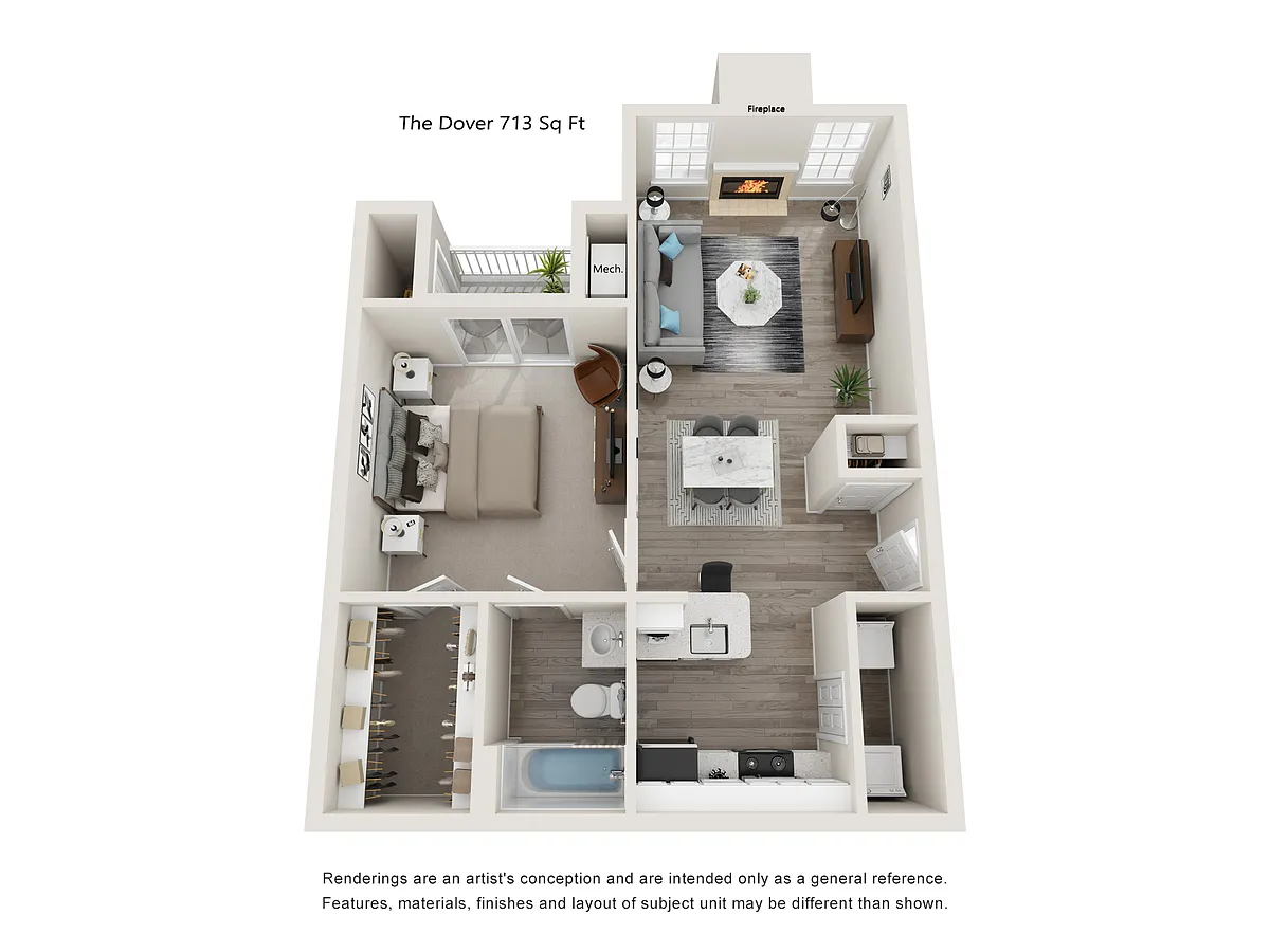 Floor plan The Dover