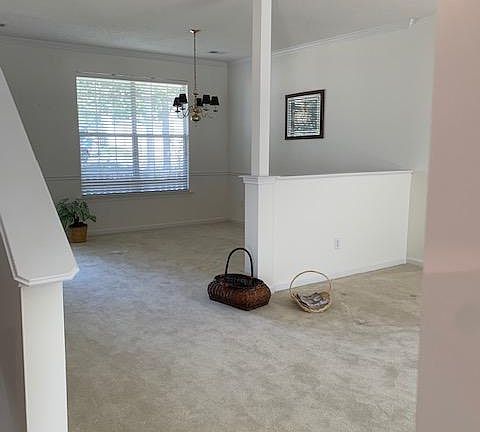 Living and dining room view