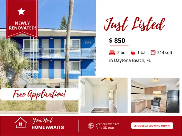 551 N Ridgewood Ave APT 3, Daytona Beach, FL 32114