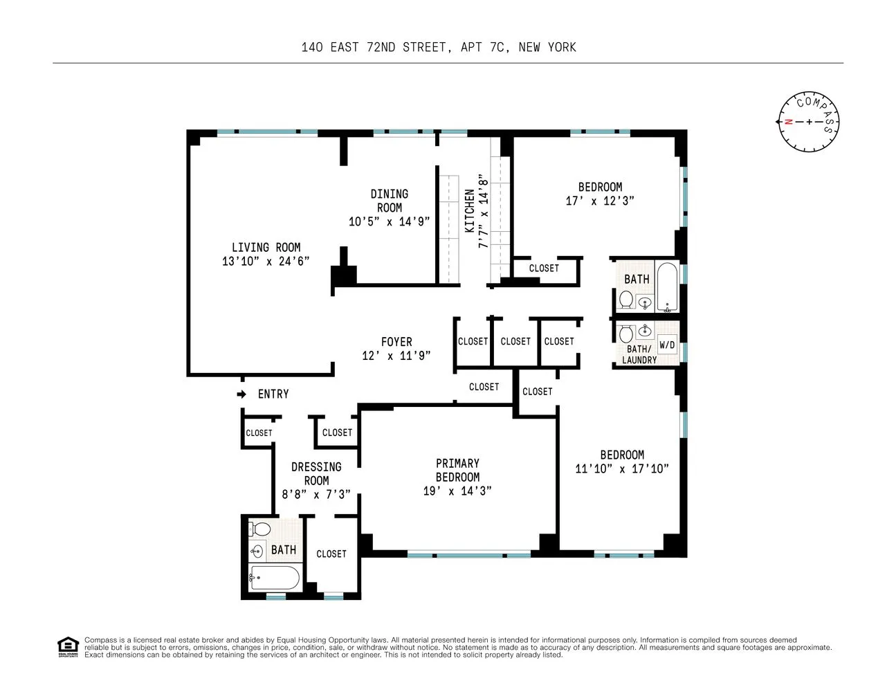 apartamento 5冊セット 140 East 72nd Street #7C in Lenox Hill, Manhattan | StreetEasy