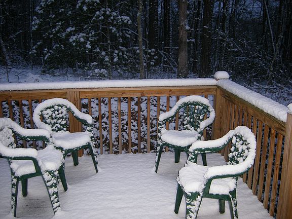 back yard w/seasonal Mtnview
