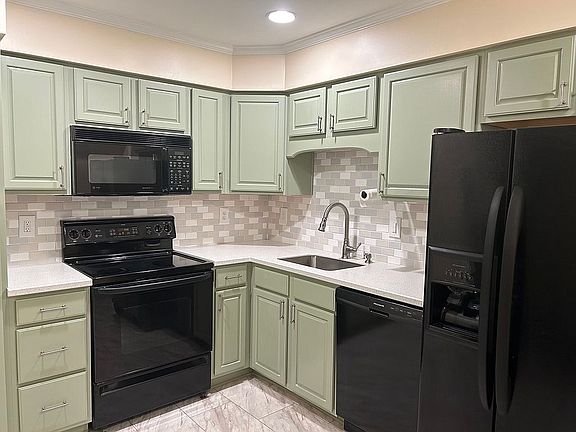 New flooring and backsplash
