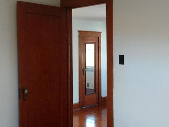 From bedroom with view of dining rm