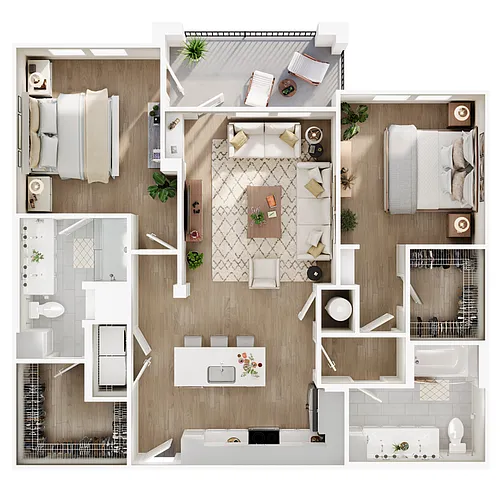 Floor plan B1