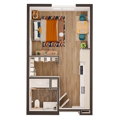Floor plan Studio