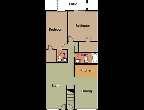 Floor plan 2BR
