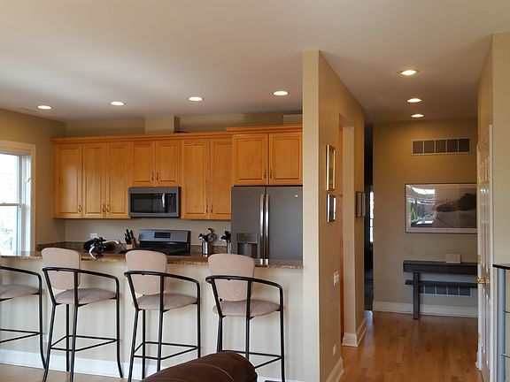 Entrance kitchen living dining