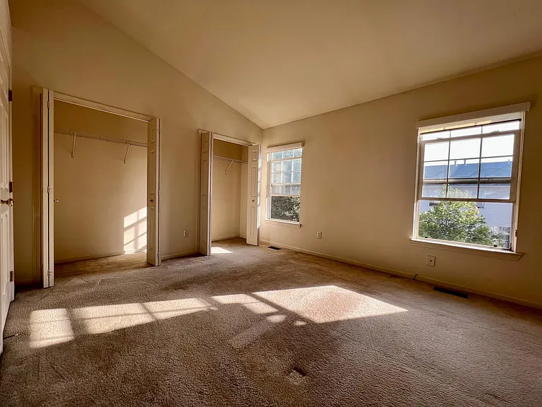 Main bedroom with huge closet and attached bathroom