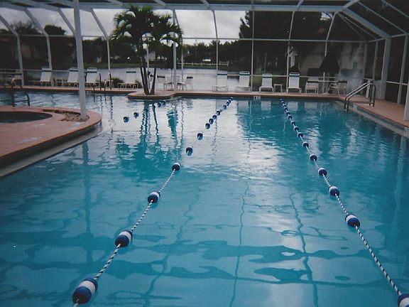 Clubhouse lap pool
