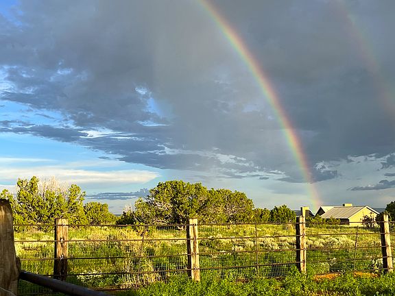 Double rainbow over Double DD Ranch