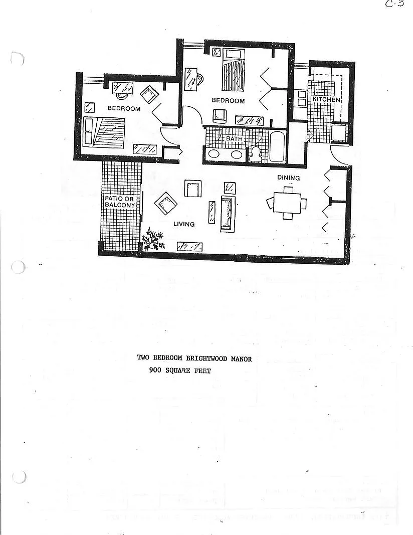 2 Bedroom 1 Bath Condo — Photo 2