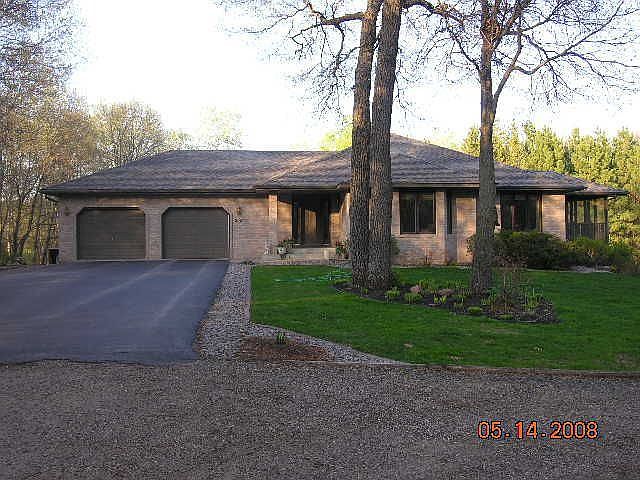 Front of Home, 4 Car Garage