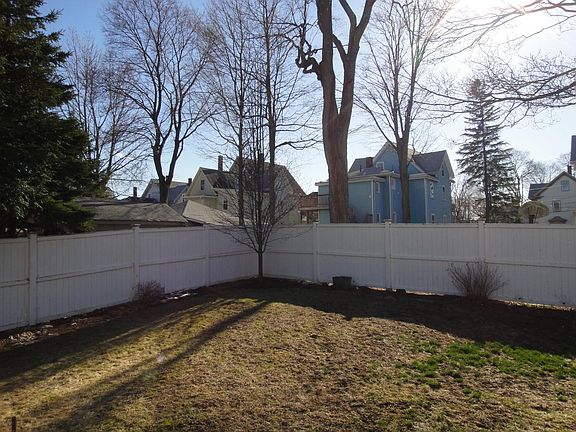 Fully fenced in backyard