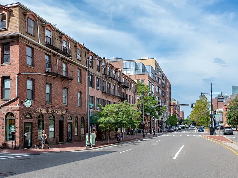 Enjoy the sights and sounds of Cambridge Street.