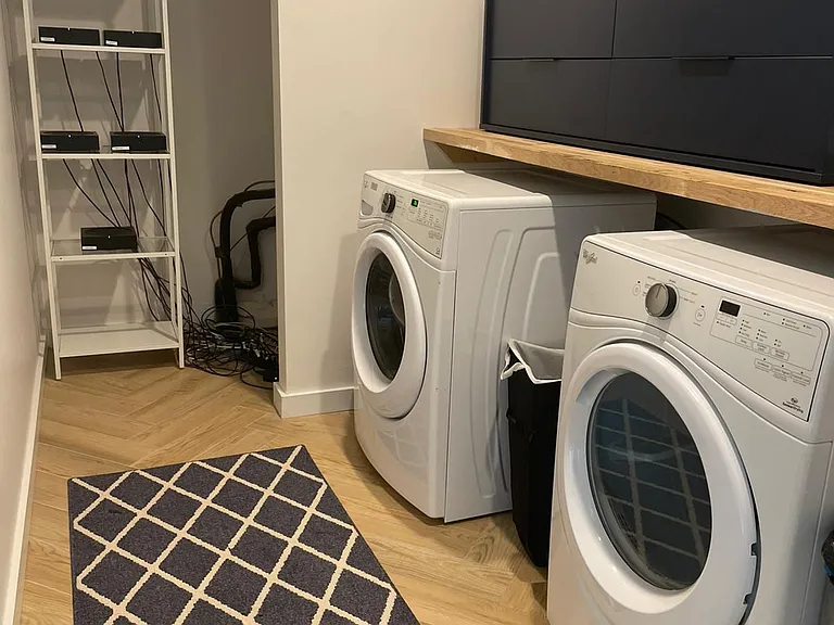upstairs laundry room