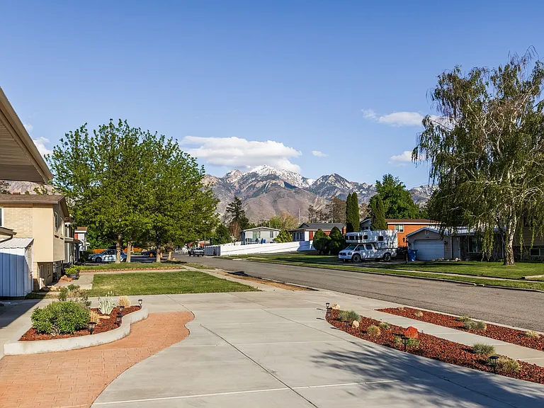 View from front driveway