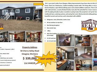 58 Cherry Valley Rd, Glasgow, MT 59230