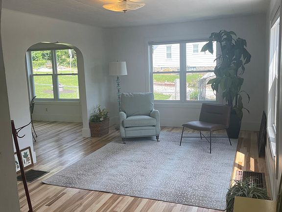 family room with new hardwood floors