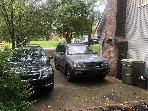 Driveway from backyard