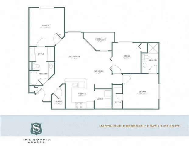 Floor plan Martinique