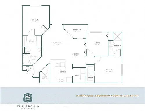 Floor plan Martinique