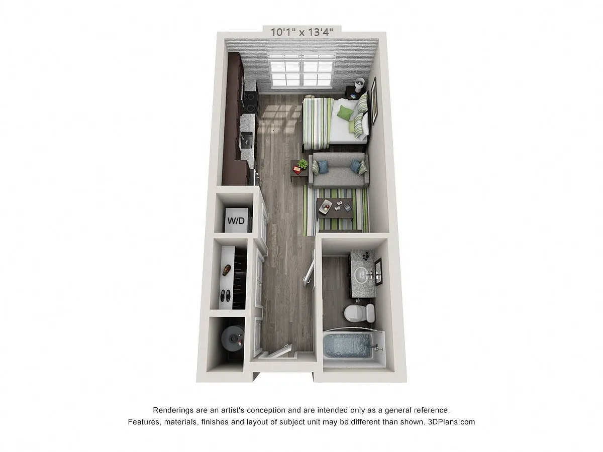 Floor plan Studio A