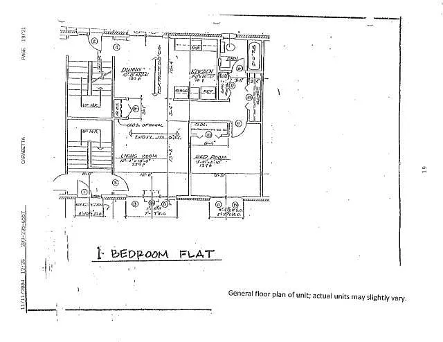Floor plan 1 Bedroom