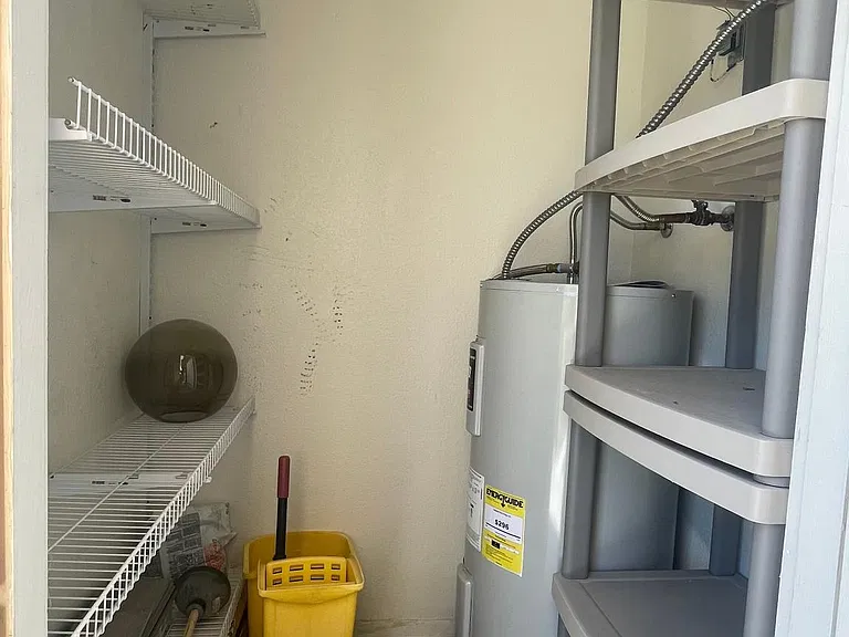 Storage with plenty of room for luggage, bike, etc_