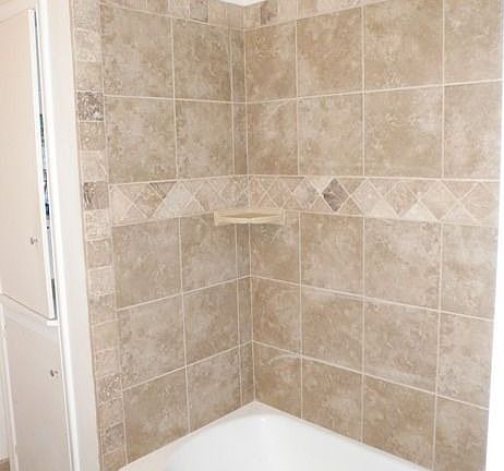 Tumbled Marble accent, 12" porcelin tile, 