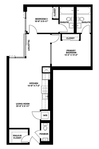 Floor plan MEADOW.8